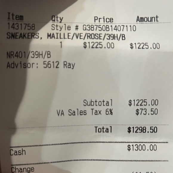 Chanel Light pink and grey knit sneakers - Picture 9 of 11